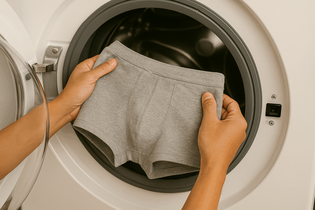 cách giặt quần lót cotton