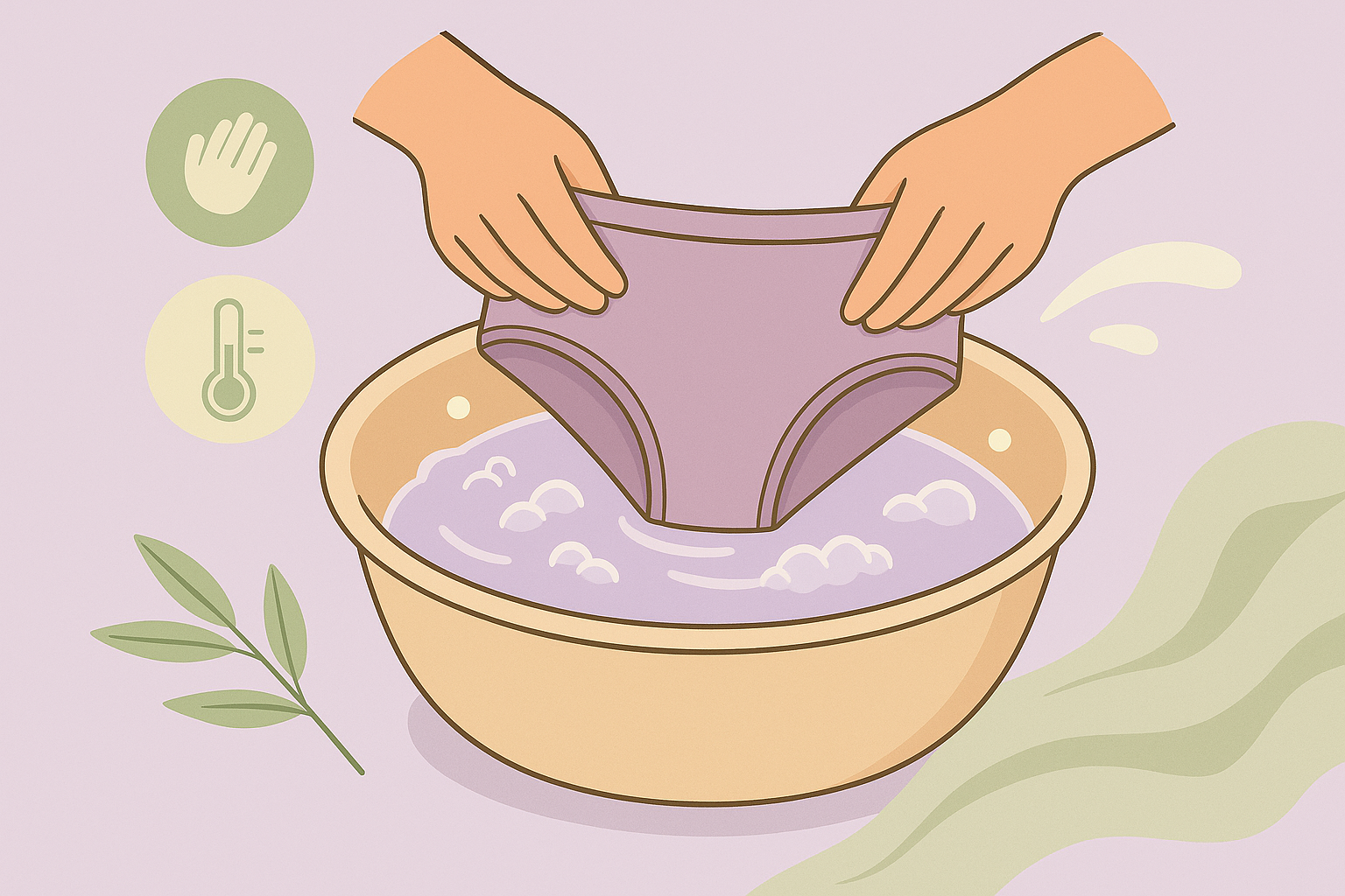 cách giặt quần lót modal