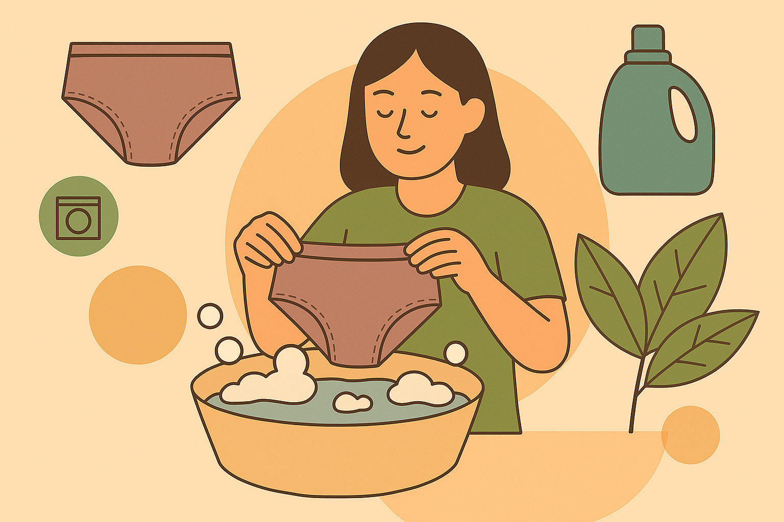 cách giặt quần lót modal