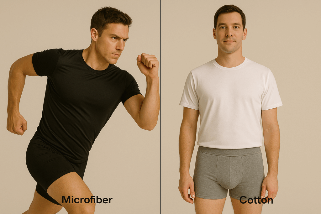 Microfiber vs Cotton Underwear: Comfort and Performance