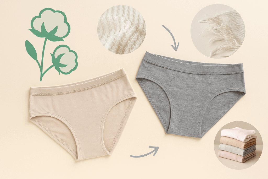 cotton hữu cơ vs cotton thường